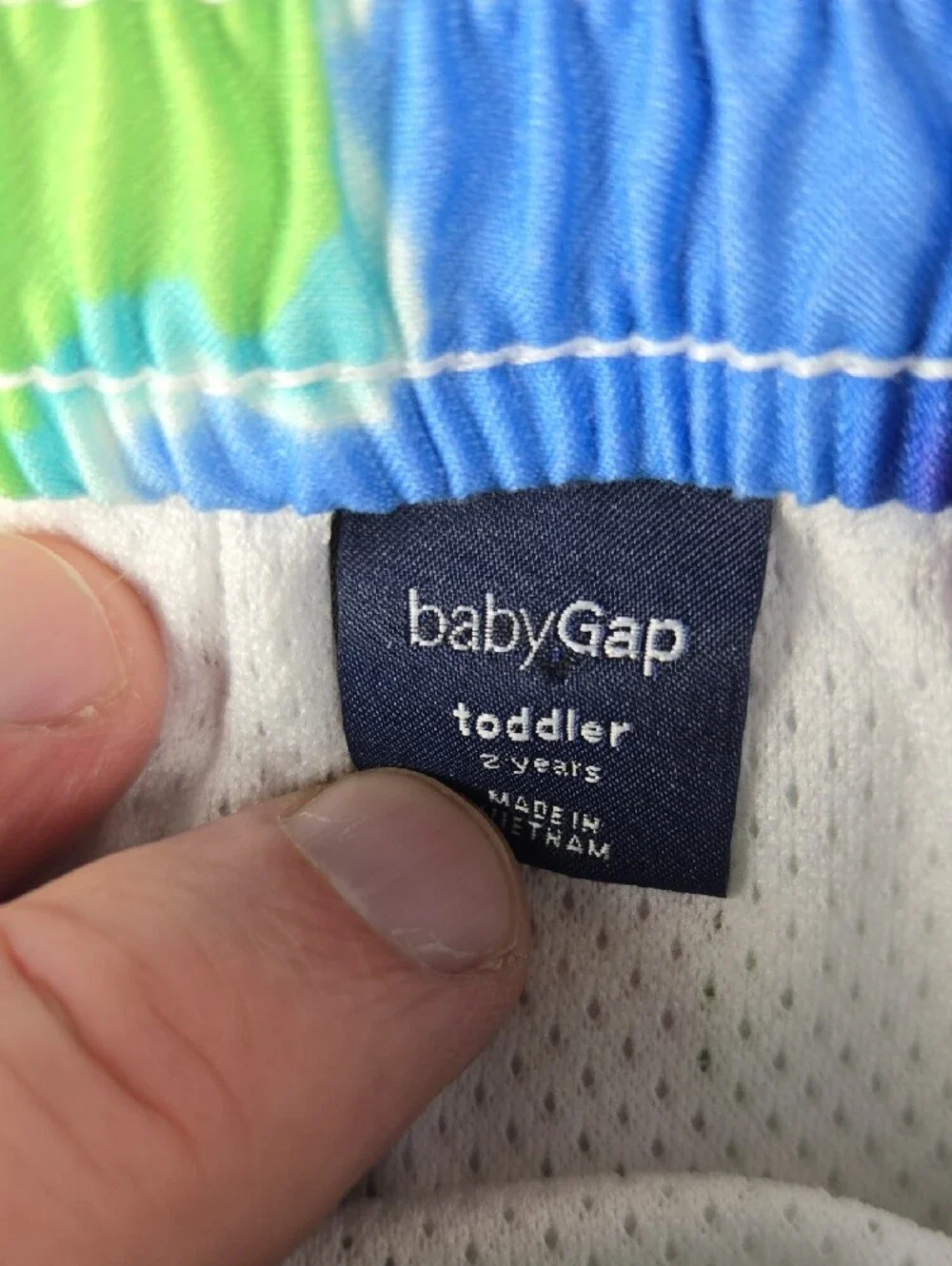 Baby Gap Tie Dye Swim Trunks Size 2 Toddler Lined Surf Waist